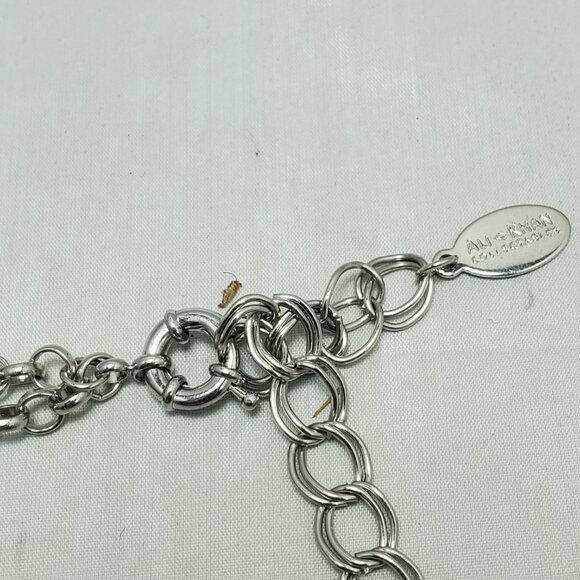 Ali Khan glamour collar statement necklace in faceted marquis crystals - Picture 3 of 7